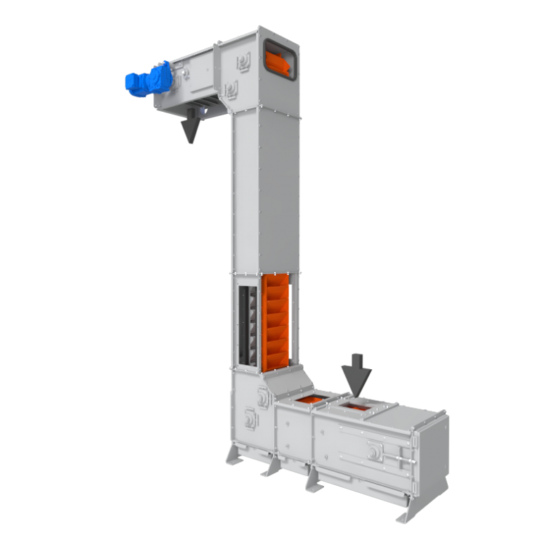 Continuous bucket elevators Internovi B.V. Verticaal Transport